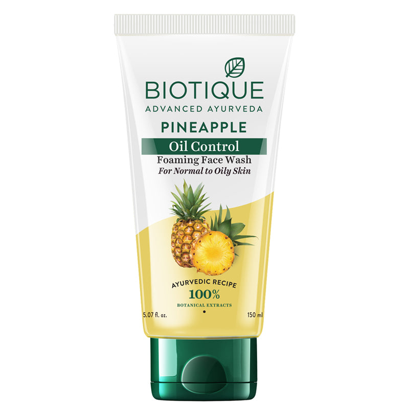 Biotique Pineapple Oil Control Foaming Face Wash, 150ml - Buy from Indicrest