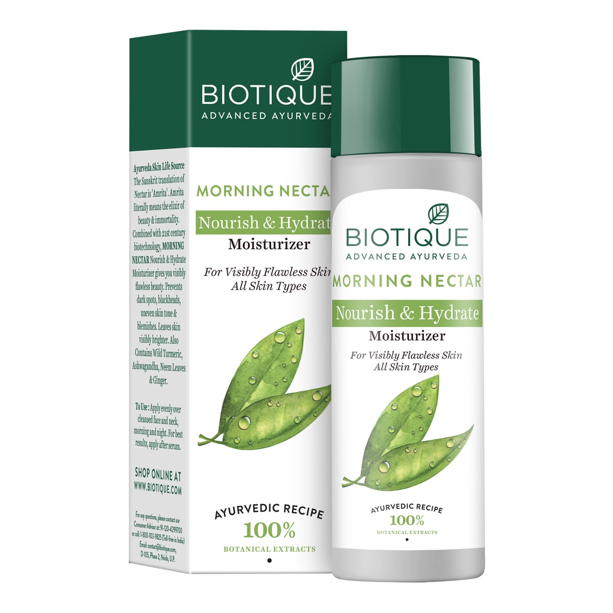 Biotique Morning Nectar Nourish & Hydrate Moisturizer,120ml - Image 2 - Buy from Indicrest