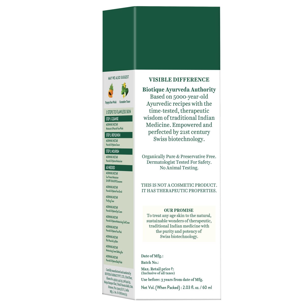 Biotique Morning Nectar Nourish & Hydrate Moisturizer,120ml - Image 4 - Buy from Indicrest