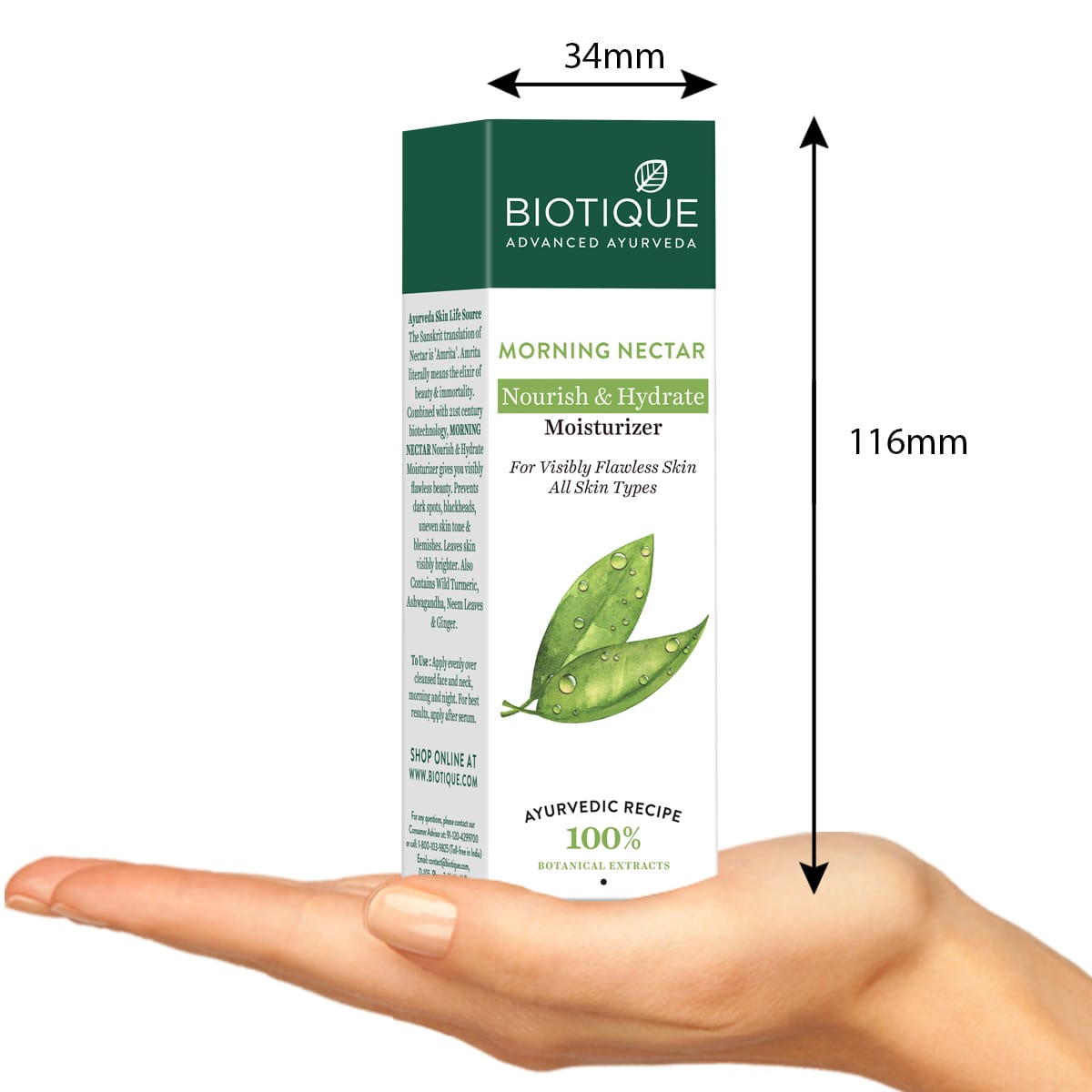 Biotique Morning Nectar Nourish & Hydrate Moisturizer,120ml - Image 5 - Buy from Indicrest