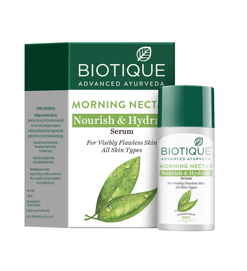 Biotique Morning Nectar Nourish & Hydrate Serum, 40ml - Buy from Indicrest