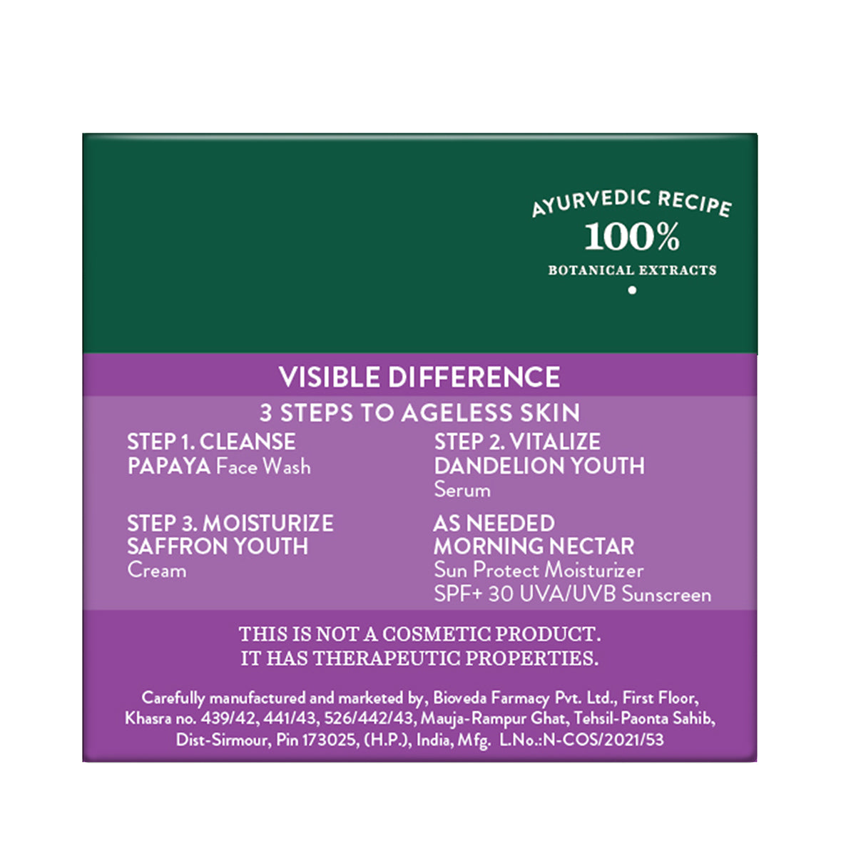Biotique Saffron Youth Anti-Ageing Cream, 50g - Image 2 - Buy from Indicrest