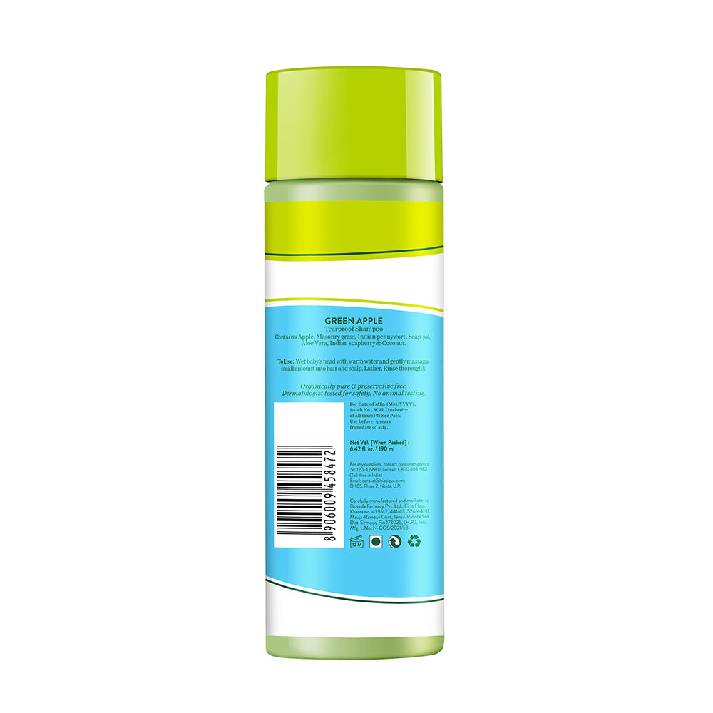 Biotique Green Apple Tearproof Shampoo (Teddy Bear), 190ml - Image 2 - Buy from Indicrest
