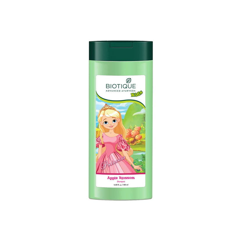 Biotique Apple Blossom Shampoo for-Princess, 180ml - Buy from Indicrest