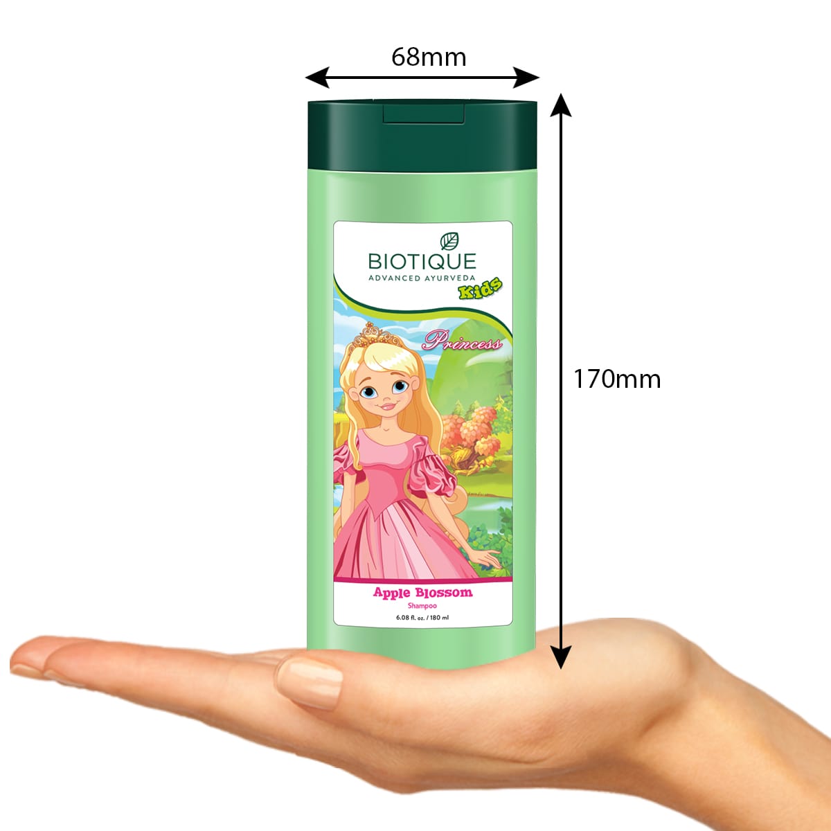 Biotique Apple Blossom Shampoo for-Princess, 180ml - Image 3 - Buy from Indicrest