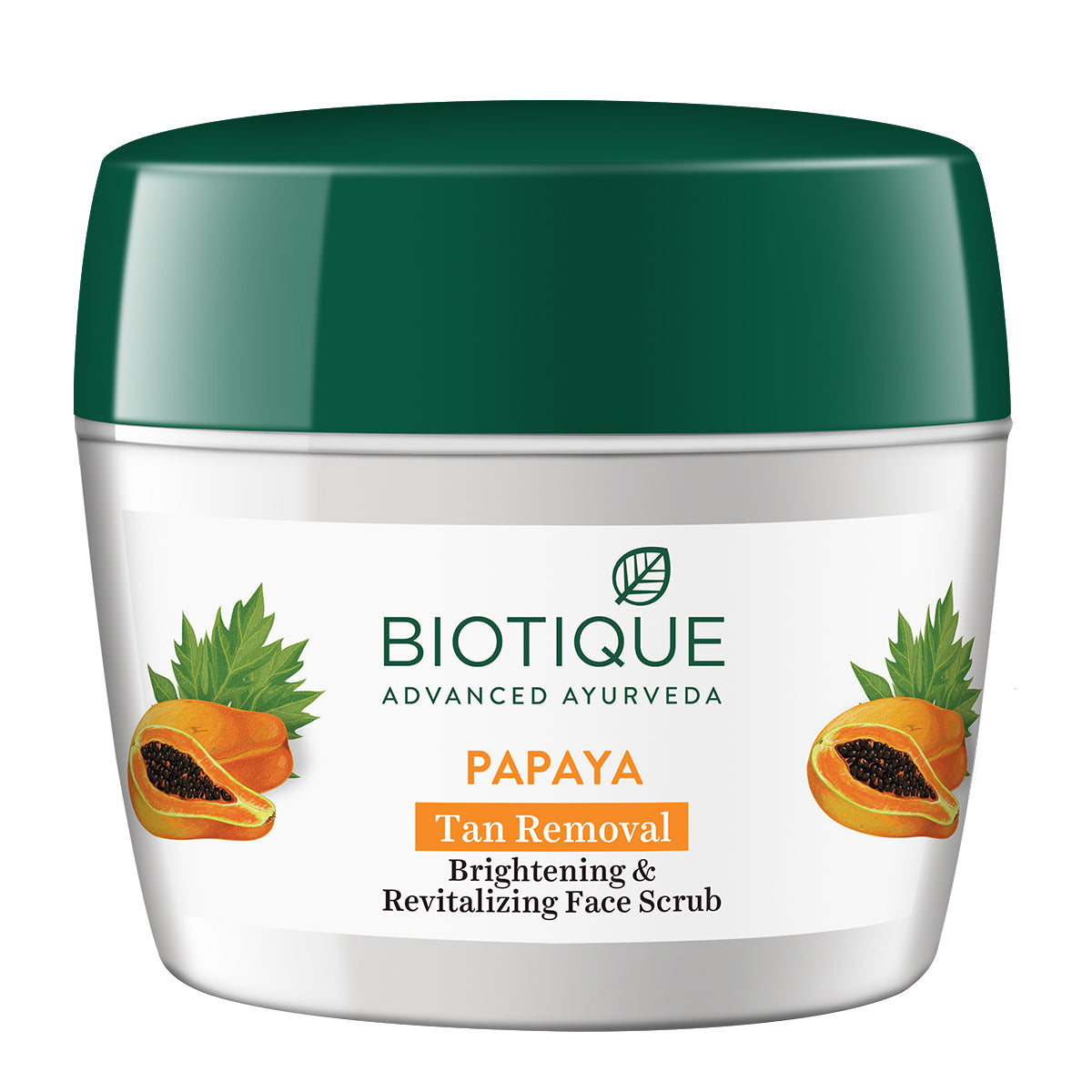 Biotique Papaya Tan Removal Brightening & Revitalizing Face Scrub, 75g - Image 2 - Buy from Indicrest