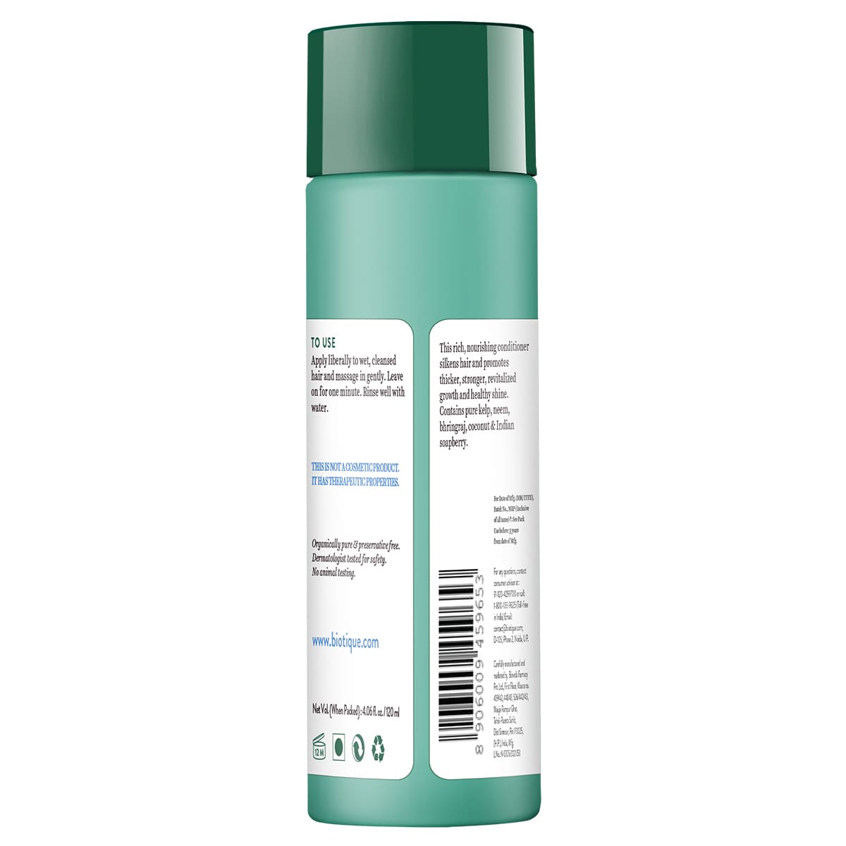 Biotique Ocean Kelp Anti Hair Fall Shampoo, 120ml - Image 2 - Buy from Indicrest