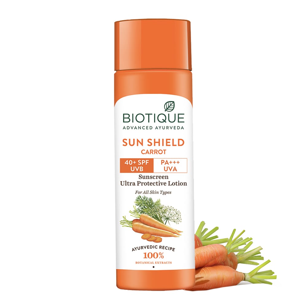 SUN SHIELD CARROT 40+SPF Sunscreen Lotion - 120ml - Image 2 - Buy from Indicrest