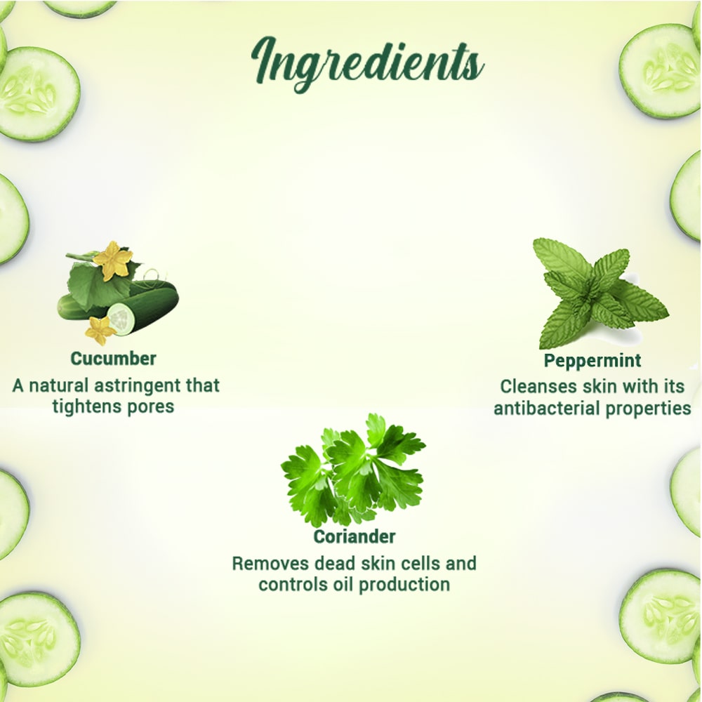 Biotique Cucumber Pore Tightening Refreshing Toner, 120ml - Image 5 - Buy from Indicrest