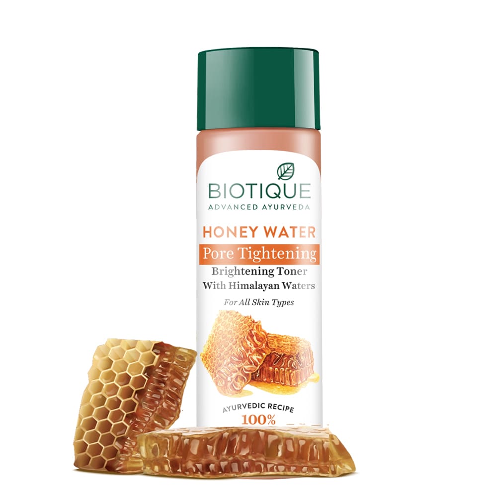 Biotique Honey Water Pore Tightening Brightening Toner, 120ml - Image 2 - Buy from Indicrest