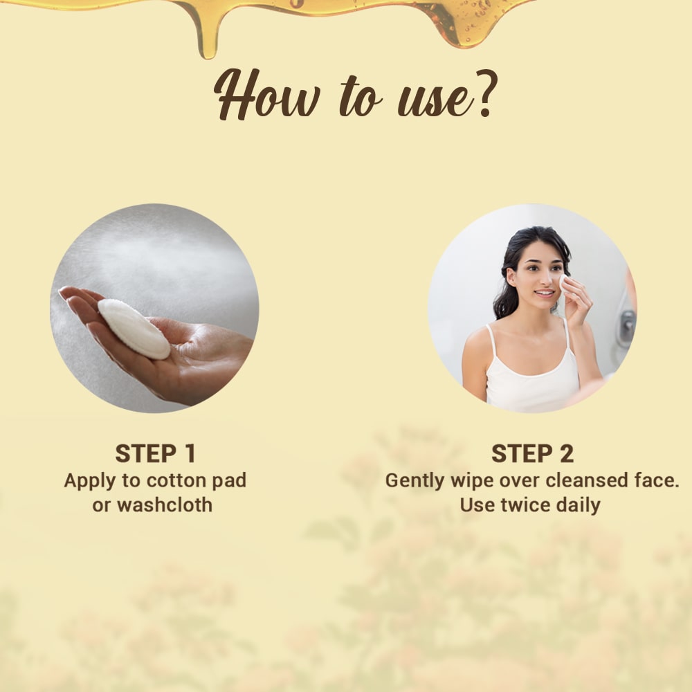 Biotique Honey Water Pore Tightening Brightening Toner, 120ml - Image 8 - Buy from Indicrest