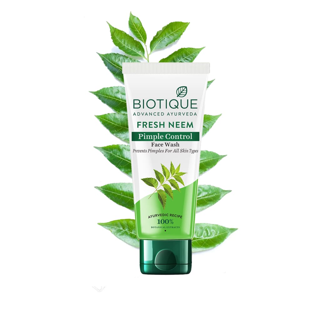 Biotique Fresh Neem Pimple Control Face Wash, 150ml - Image 10 - Buy from Indicrest