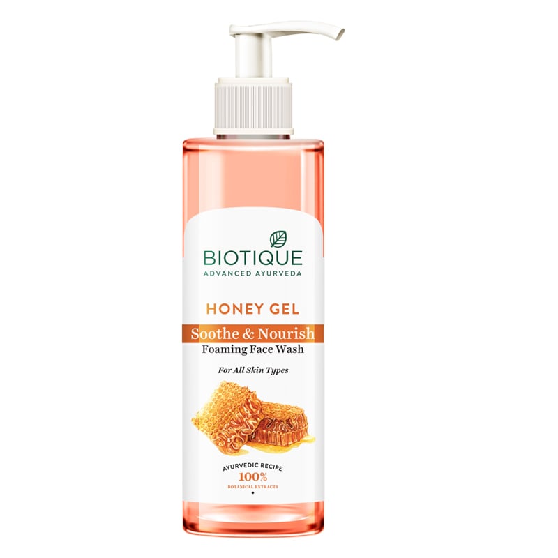 Biotique Honey Gel Soothe & Nourish Foaming Face Wash, 200ml - Buy from Indicrest