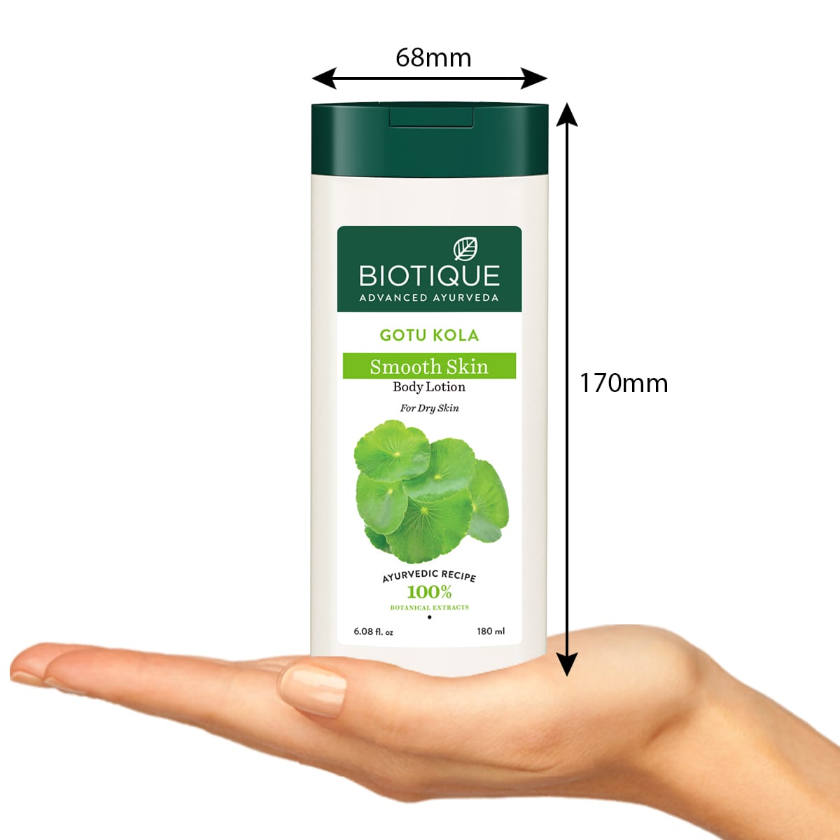 Biotique Gotu Kola Smooth Skin Body Lotion, 180ml - Image 3 - Buy from Indicrest