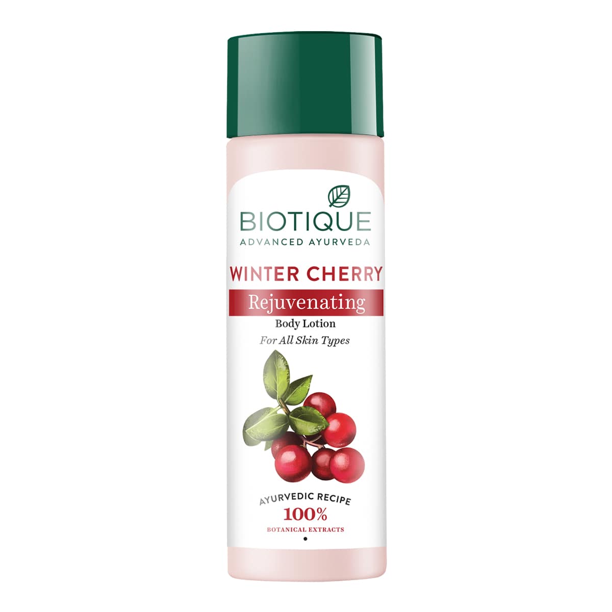 Biotique Winter Cherry Rejuvenating Body Lotion, 190ml - Image 2 - Buy from Indicrest