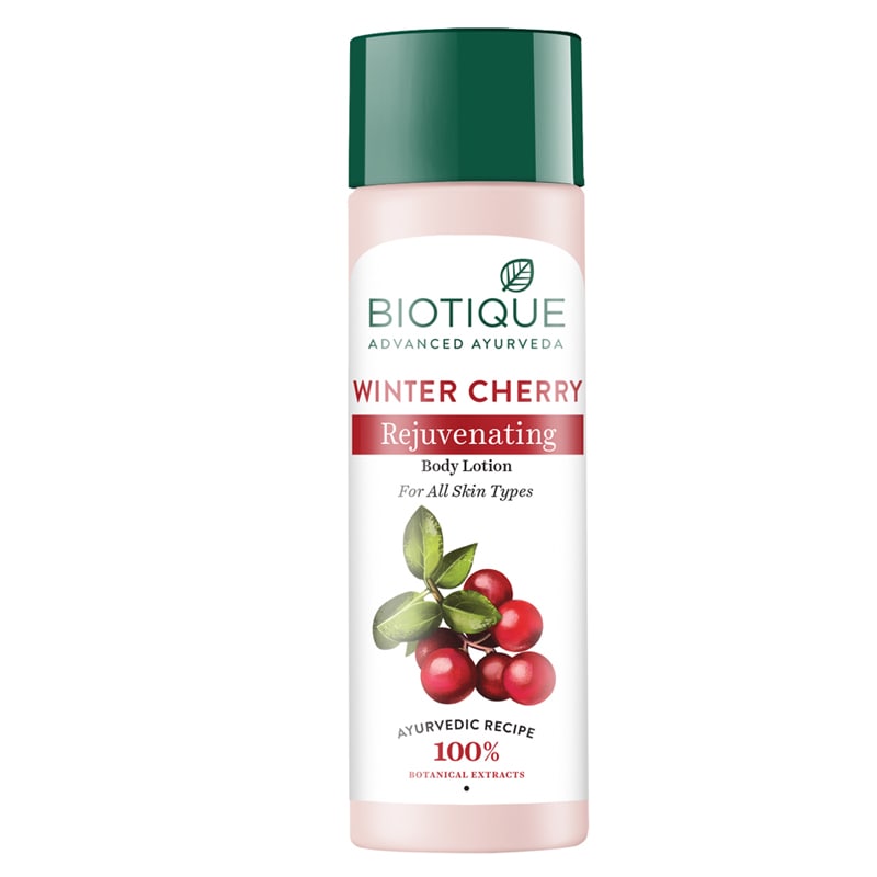 Biotique Winter Cherry Rejuvenating Body Lotion, 120ml - Image 4 - Buy from Indicrest