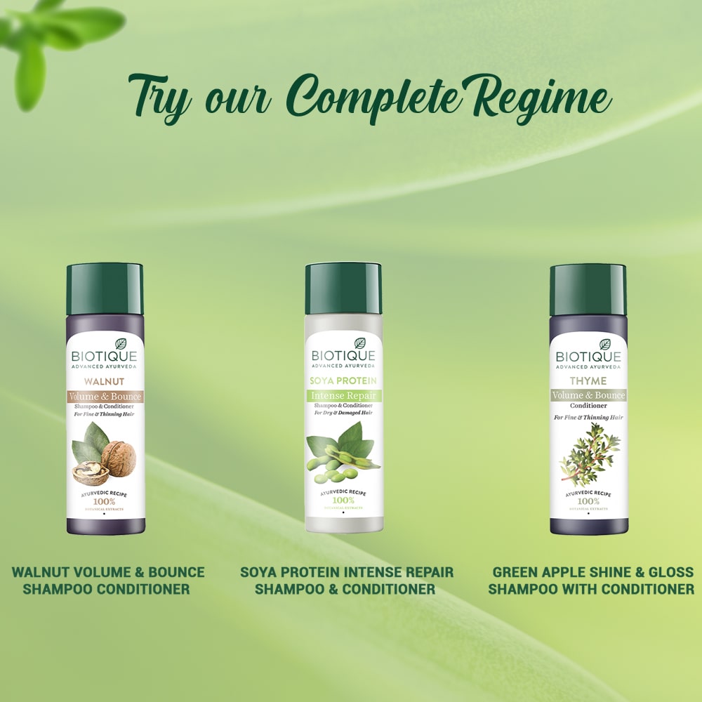Biotique Thyme Volume & Bounce Conditioner, 200ml - Image 7 - Buy from Indicrest