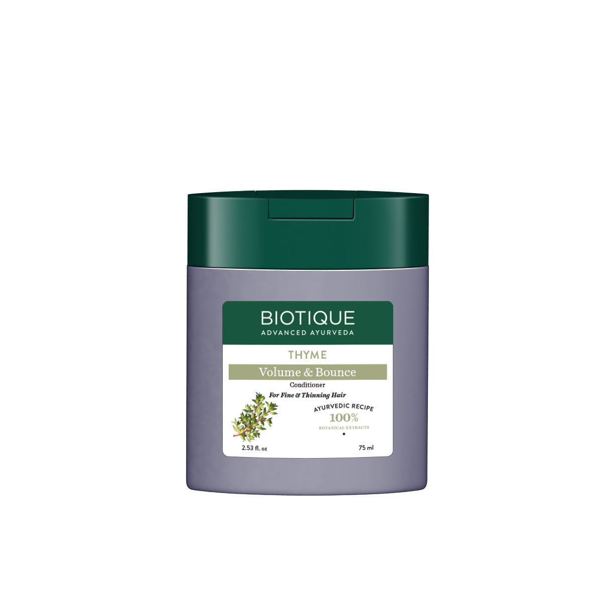 Biotique Thyme Volume & Bounce Conditioner, 180ml - Image 2 - Buy from Indicrest