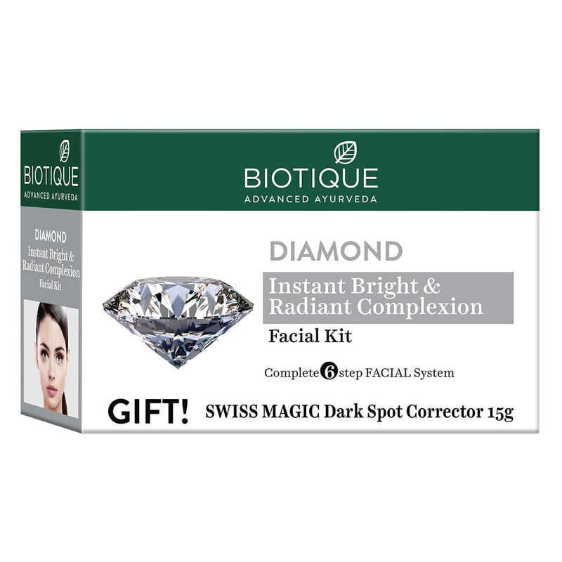 Biotique Diamond Instant Bright & Radiant Complexion Facial Kit - Buy from Indicrest