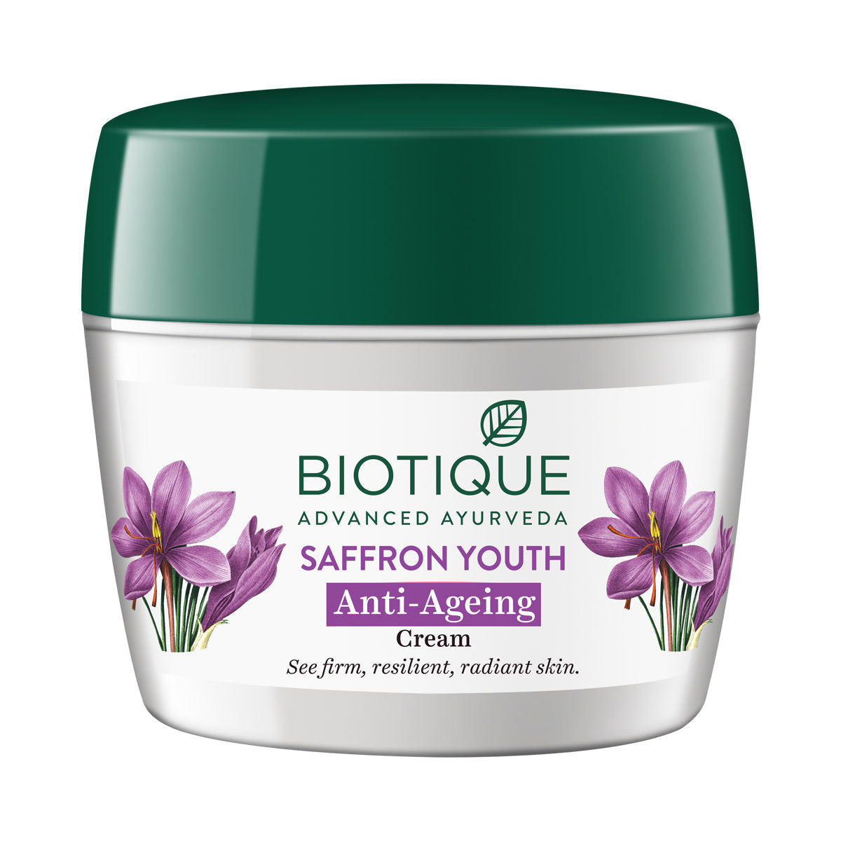 Biotique Saffron Youth Anti-Ageing Cream, 100g - Image 6 - Buy from Indicrest