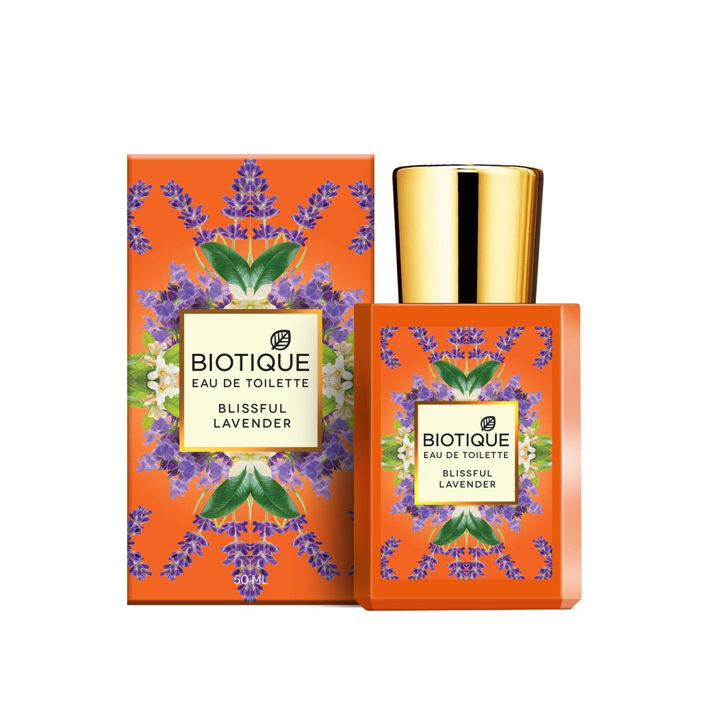 Biotique Blissfull Lavender Eau De Toilette, 50ml (Pack of 2) - Image 2 - Buy from Indicrest