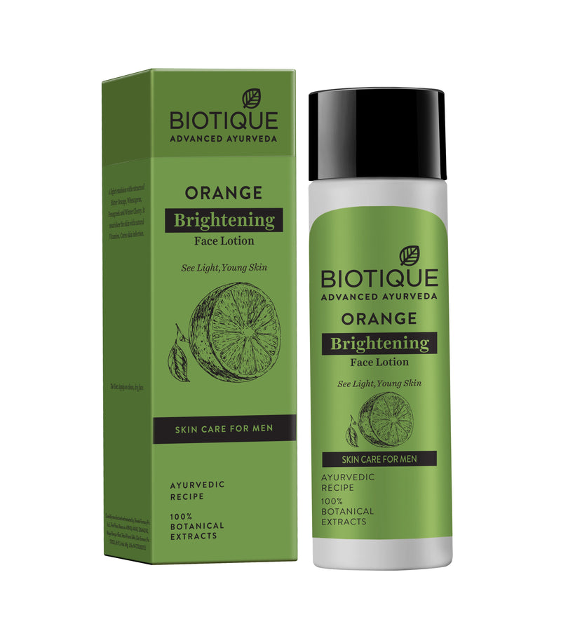 Biotique Orange Brightening Face Lotion, 120ml - Buy from Indicrest
