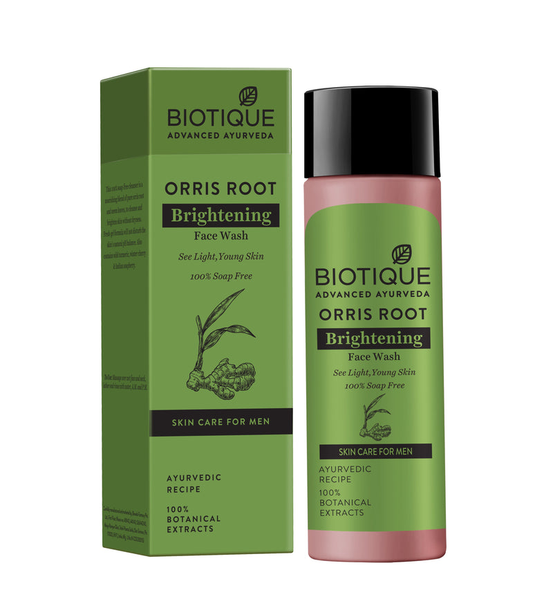 Biotique Orris Root Brightening Face Wash, 120ml - Buy from Indicrest