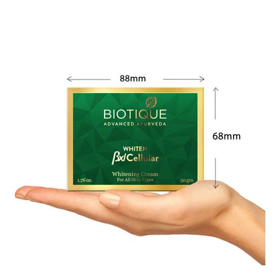 Biotique Whiten Bxl Cellular Whitening Cream, 50g - Image 5 - Buy from Indicrest