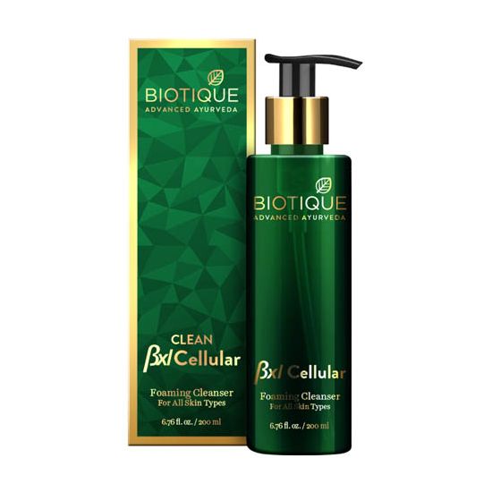 Biotique Clean Bxl Cellular Foaming Cleanser, 200ml - Buy from Indicrest
