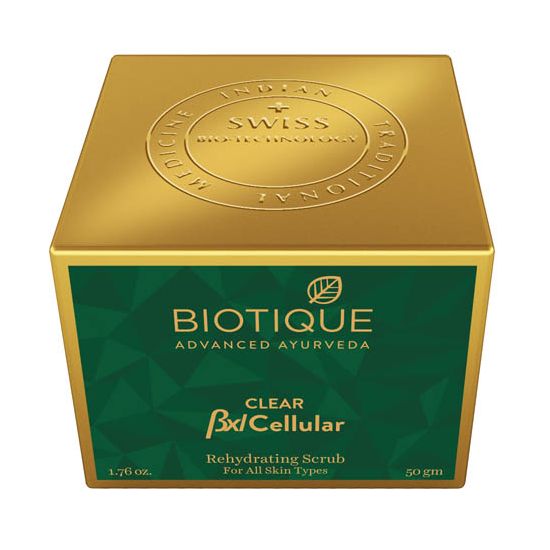 Biotique Clear Bxl Cellular Rehydrating Scrub, 50g - Image 3 - Buy from Indicrest