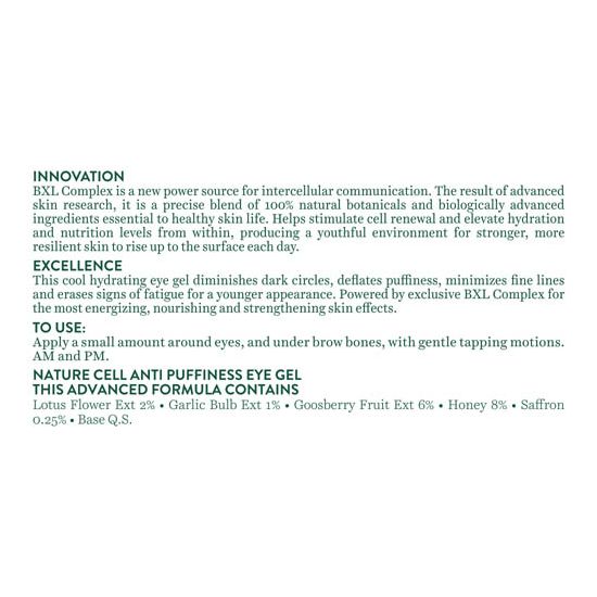 Biotique Replenish Bxl Cellular Hydrating Eye Gel, 15g - Image 5 - Buy from Indicrest