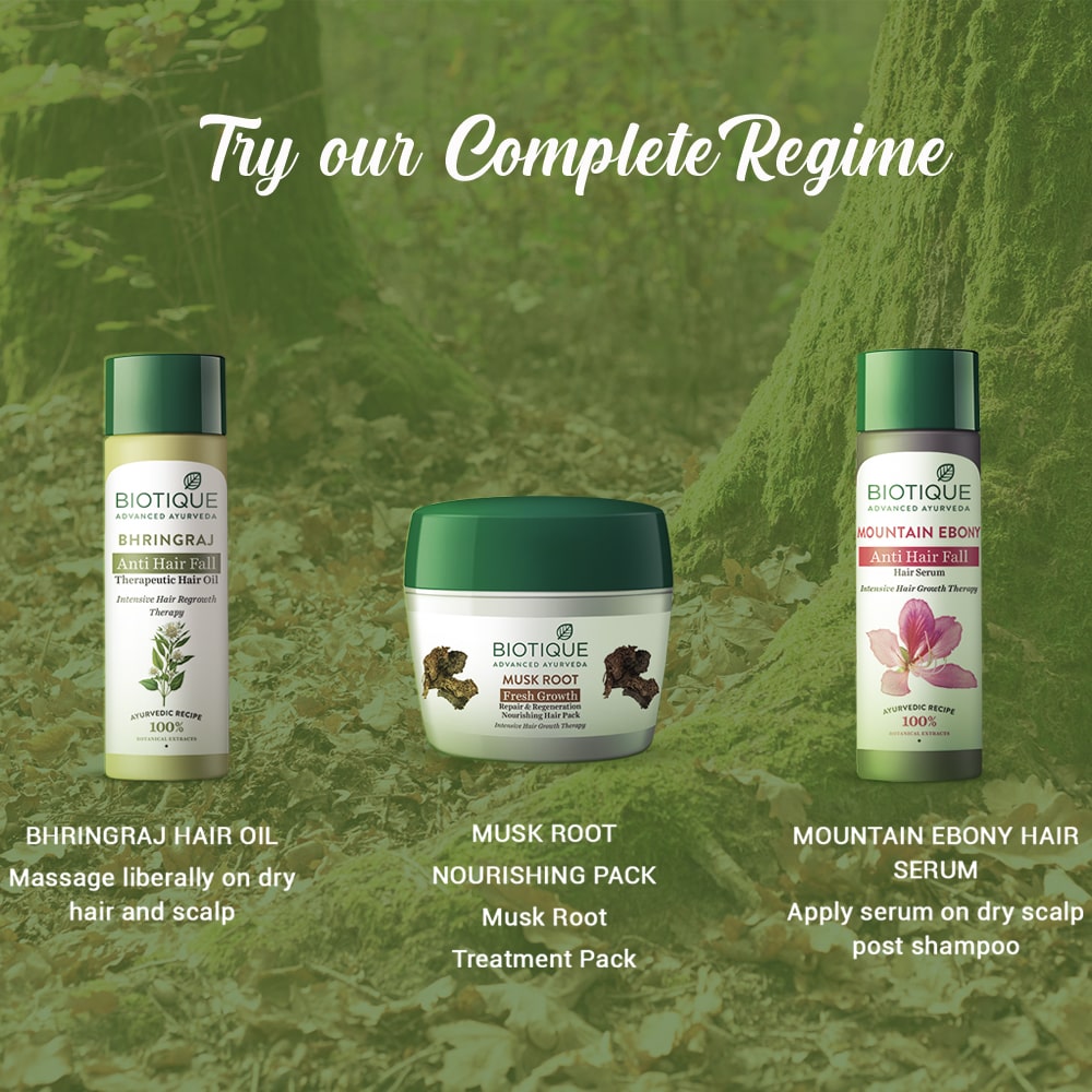 Biotique Musk Root Hair Mask, 230g - Image 8 - Buy from Indicrest