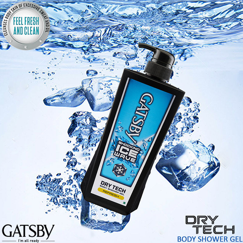Gatsby Japan Body Shower Gel - Refresh, 600ml