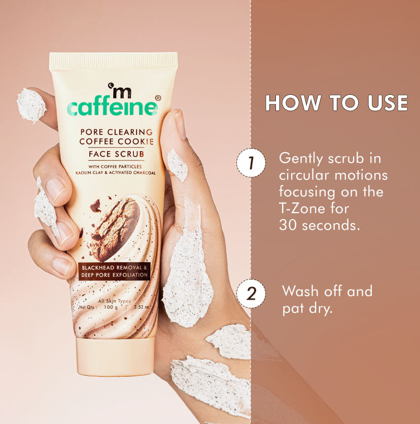 Mcaffeine Pore Clear Coffee Cookie Face Scrub, Pack of 2 X 100g - Image 8 - Buy from Indicrest