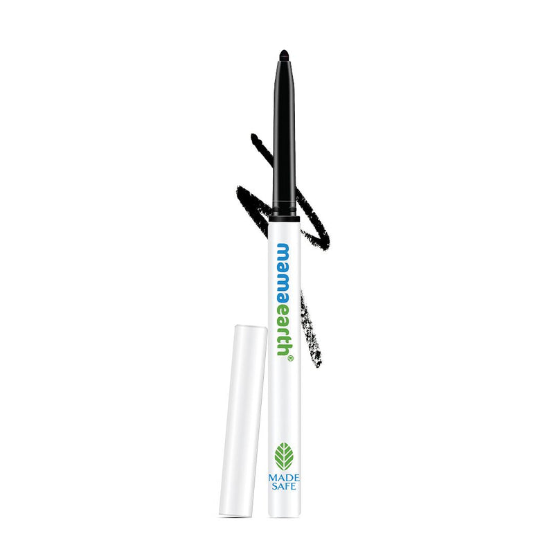Mamaearth Charcoal Black Long Stay Kajal with Vitamin C & Chamomile for 11-Hour Smudge-free Stay - Buy from Indicrest