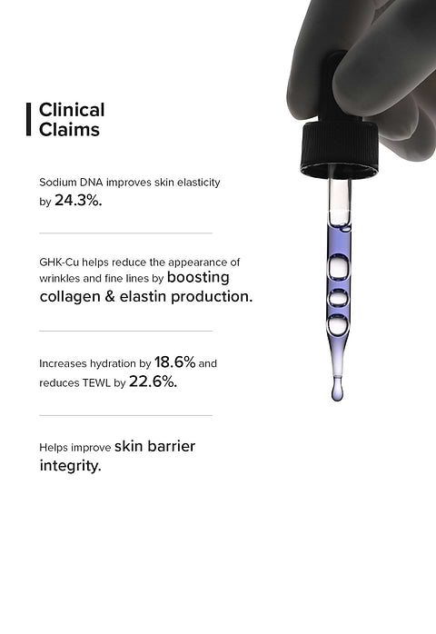 Minimalist Copper Peptide + PDRN 1.25% Face Serum For Key to preventive aging in your 20’s, 10ml - Image 8 - Buy from Indicrest