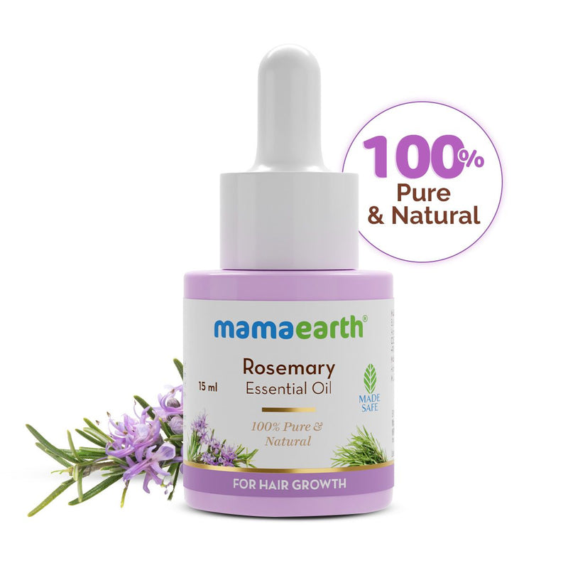 Mamaearth Rosemary Essential Oil for Hair Growth, 15ml - Buy from Indicrest