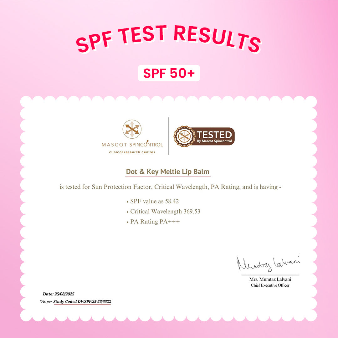 Dot & Key Meltie Lip Balm SPF 50+ PA+++, (Berry Crumble)