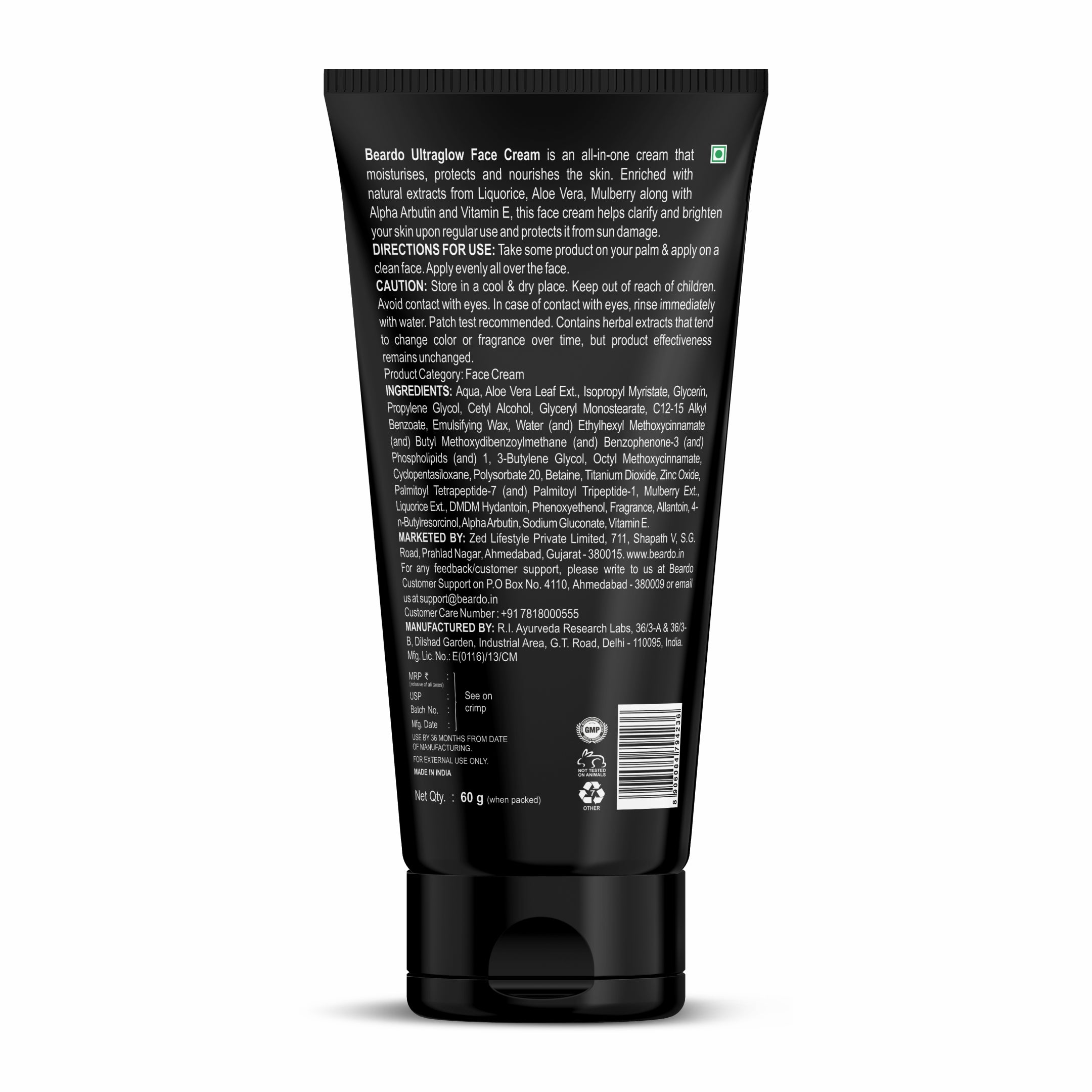 Beardo Ultraglow Face Cream & Ultraglow Facewash Combo - Image 12 - Buy from Indicrest