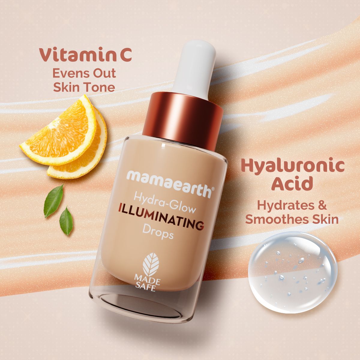 Mamaearth Hydra-Glow Illuminating Drops with Vitamin C & Hyaluronic Acid, 15ml - Image 5 - Buy from Indicrest
