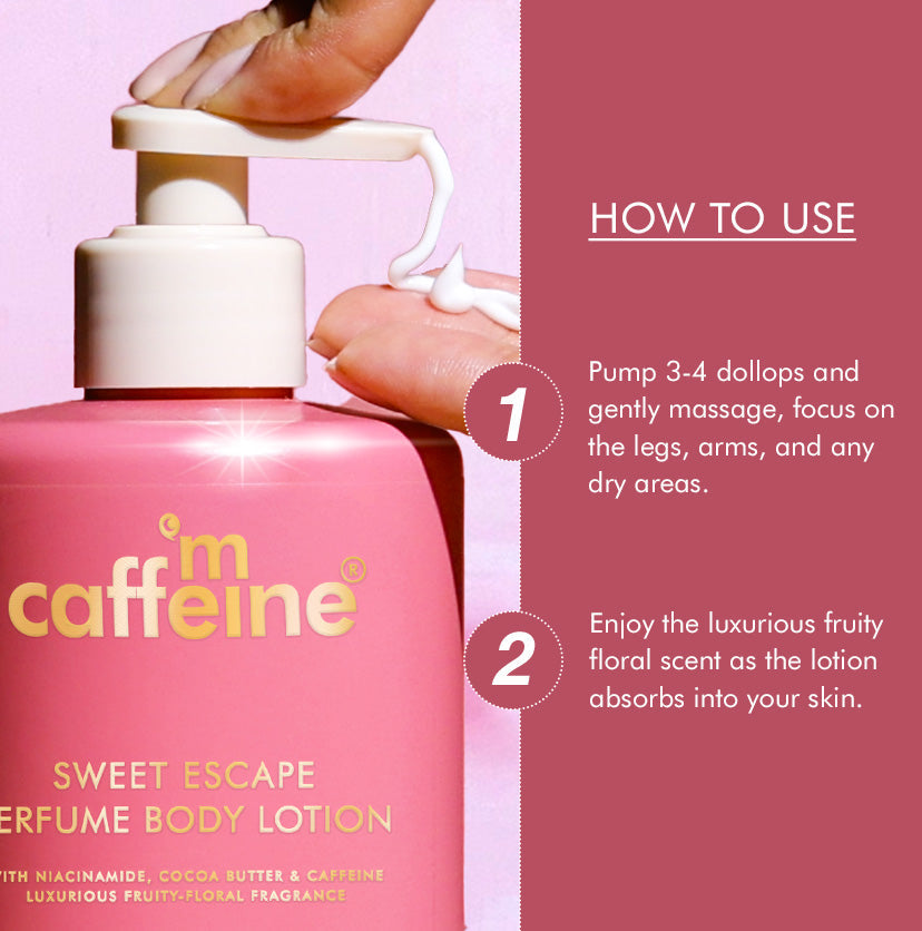 Mcaffeine Sweet Escape Perfume Body Lotion, 600ml - Image 9 - Buy from Indicrest