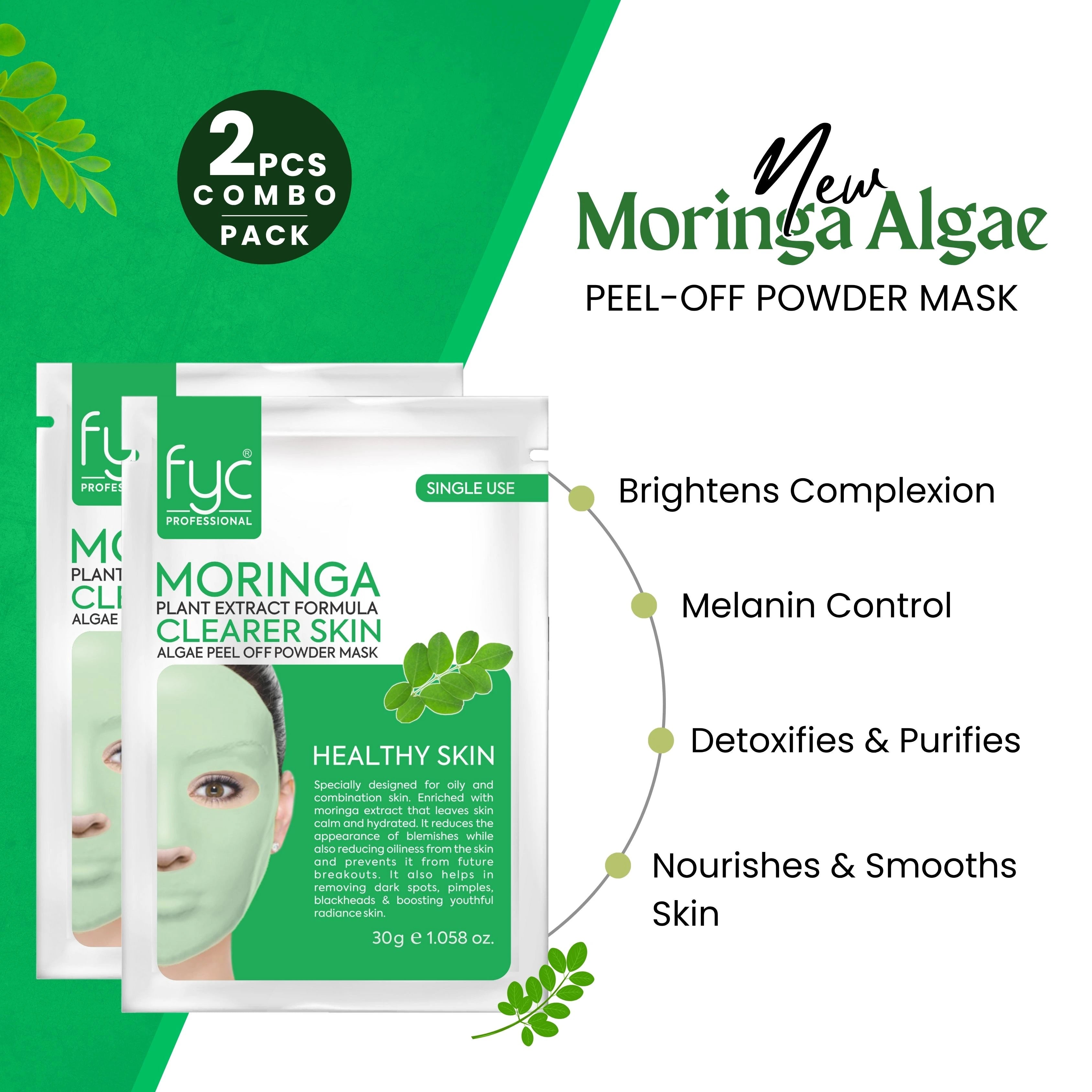 fyc-professional-moringa-algae-peeloff-mask-pack-of-2x30g - Image 2 - Buy from Indicrest