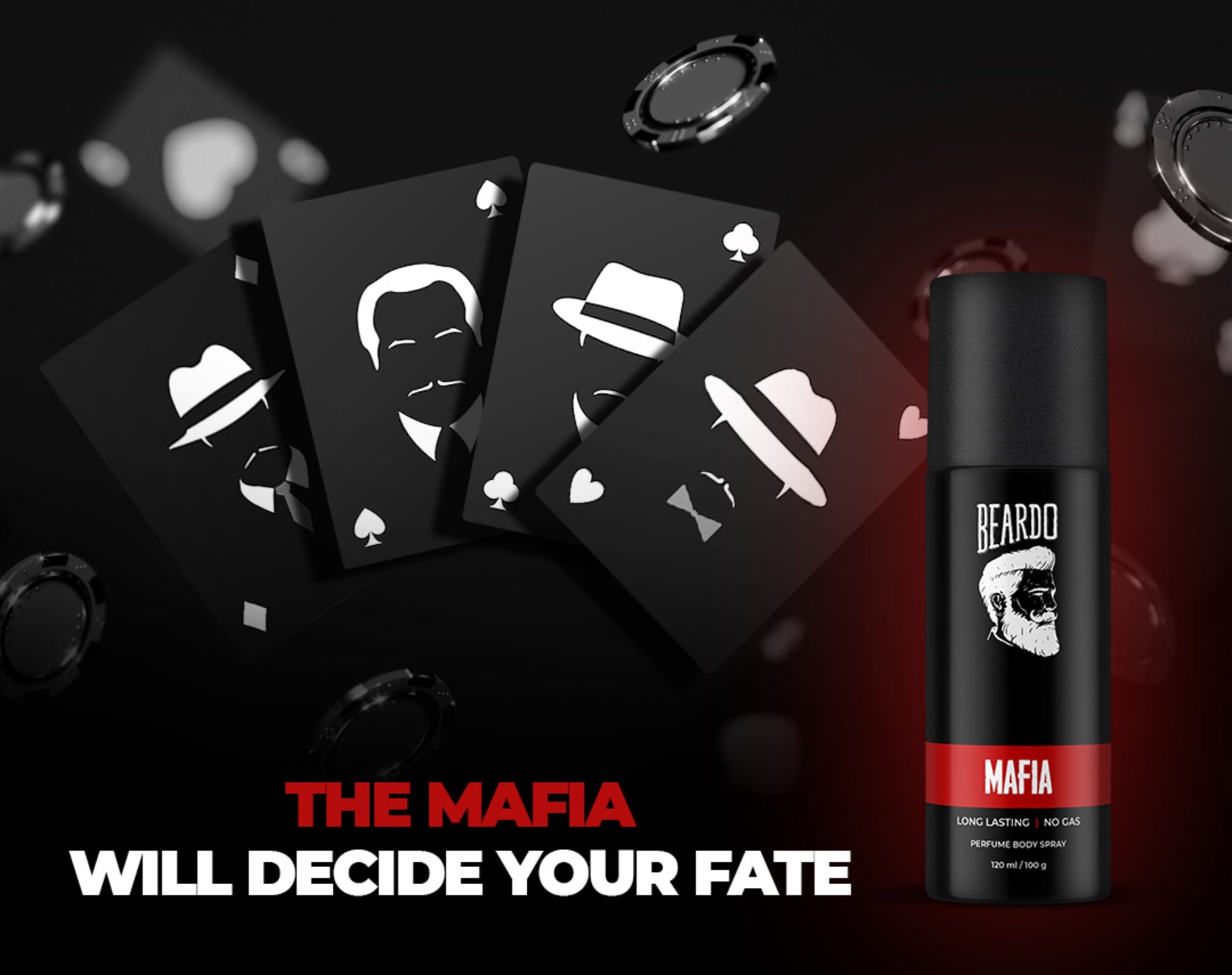 Beardo MAFIA Perfume Body Spray, 120ml - Image 8 - Buy from Indicrest
