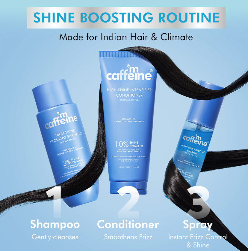 Mcaffeine Anti-Frizz Perfume Hair Spray, 31% Shine Complex For Instant gloss, 100g - Image 8 - Buy from Indicrest