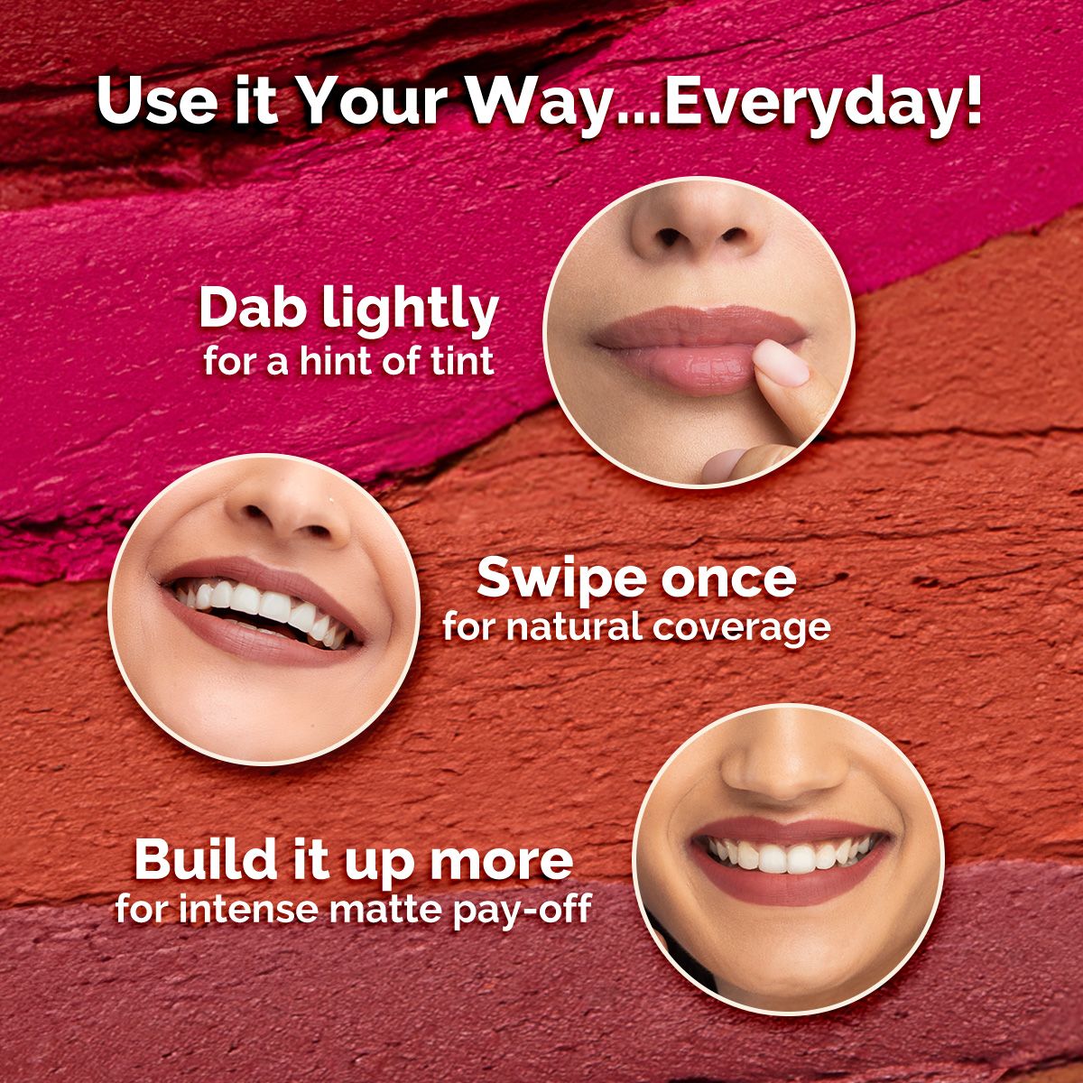 Mamaearth Moisture Matte Long Stay Lipstick Gift Set, Nude Perfection - Image 4 - Buy from Indicrest