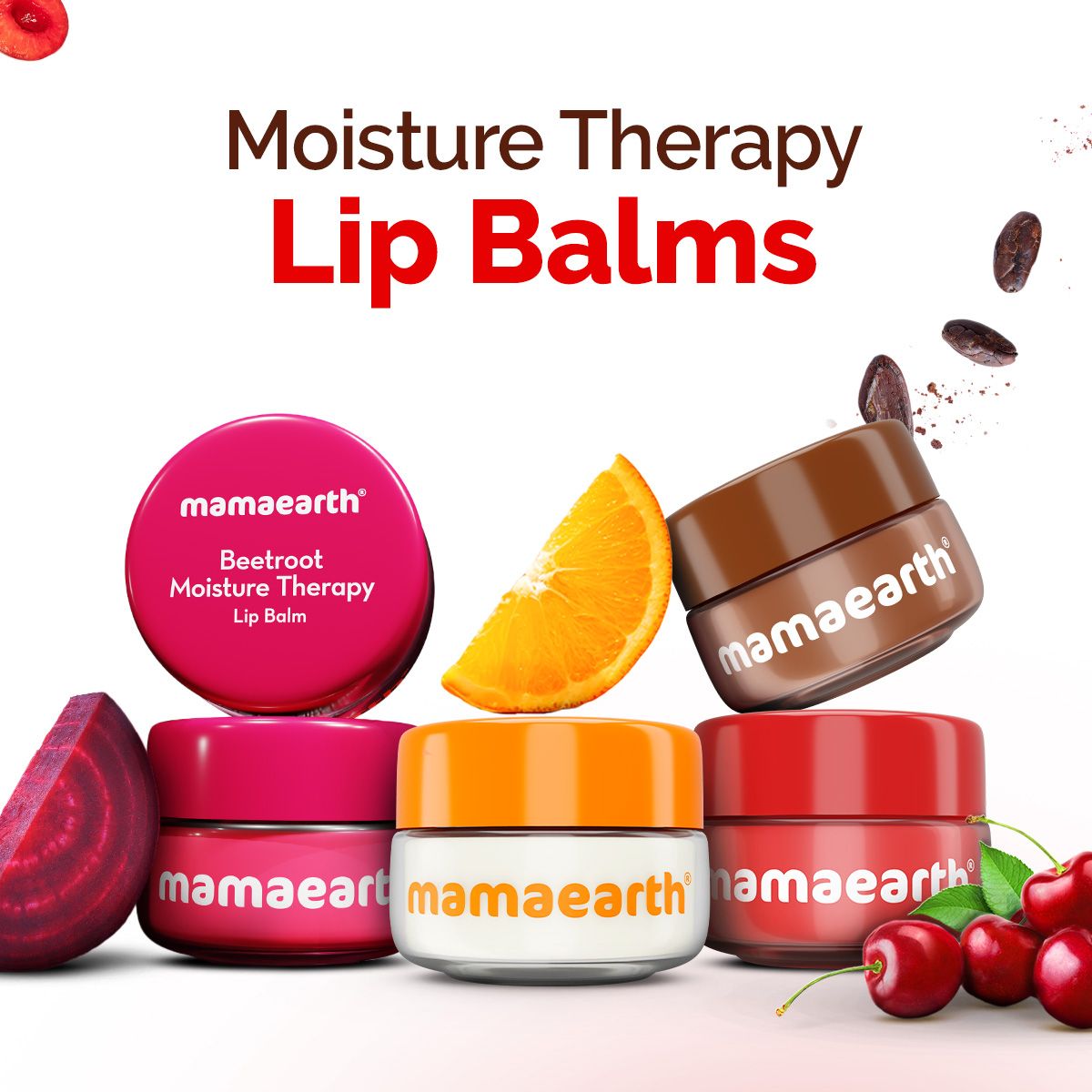 Mamaearth Cherry Moisture Therapy Lip Balm with Cherry & Vitamin E for Dry & Chapped Lips, 15g - Image 9 - Buy from Indicrest