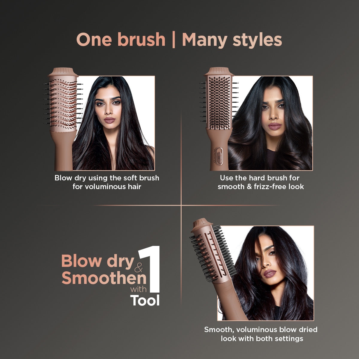 Bblunt Wettodry Air Smoothening Brush, 850w - Image 8 - Buy from Indicrest