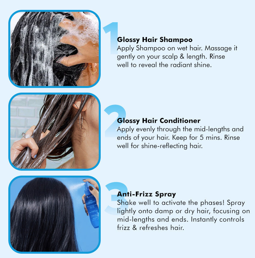 Mcaffeine Complete glossy Hair Routine | New Shine Complex - Image 8 - Buy from Indicrest