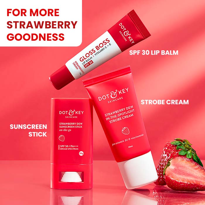 Dot & Key Strawberry Dew Cleansing Balm for Dewy Skin, 70ml