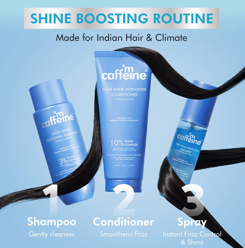 Mcaffeine Shine Intensifier glossy Hair Conditioner | 10% Shine Complex, 200g - Image 8 - Buy from Indicrest